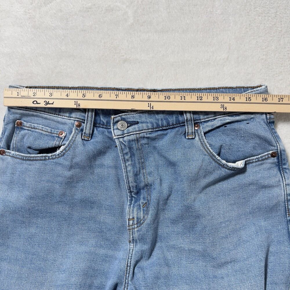 Abercrombie & Fitch The 90s Straight Ultra High Rise Jeans  Sz 32/14 Crossover - Picture 12 of 15